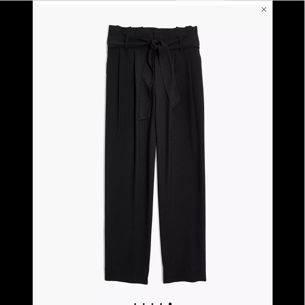 Madewell drapey paper bag pants